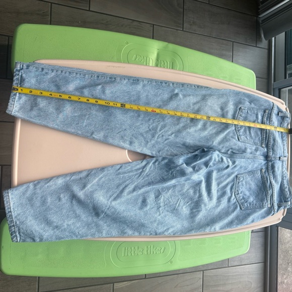 VINTAGE SASSON High Waist Tapered Leg Mom Blue Denim - Picture 7 of 12